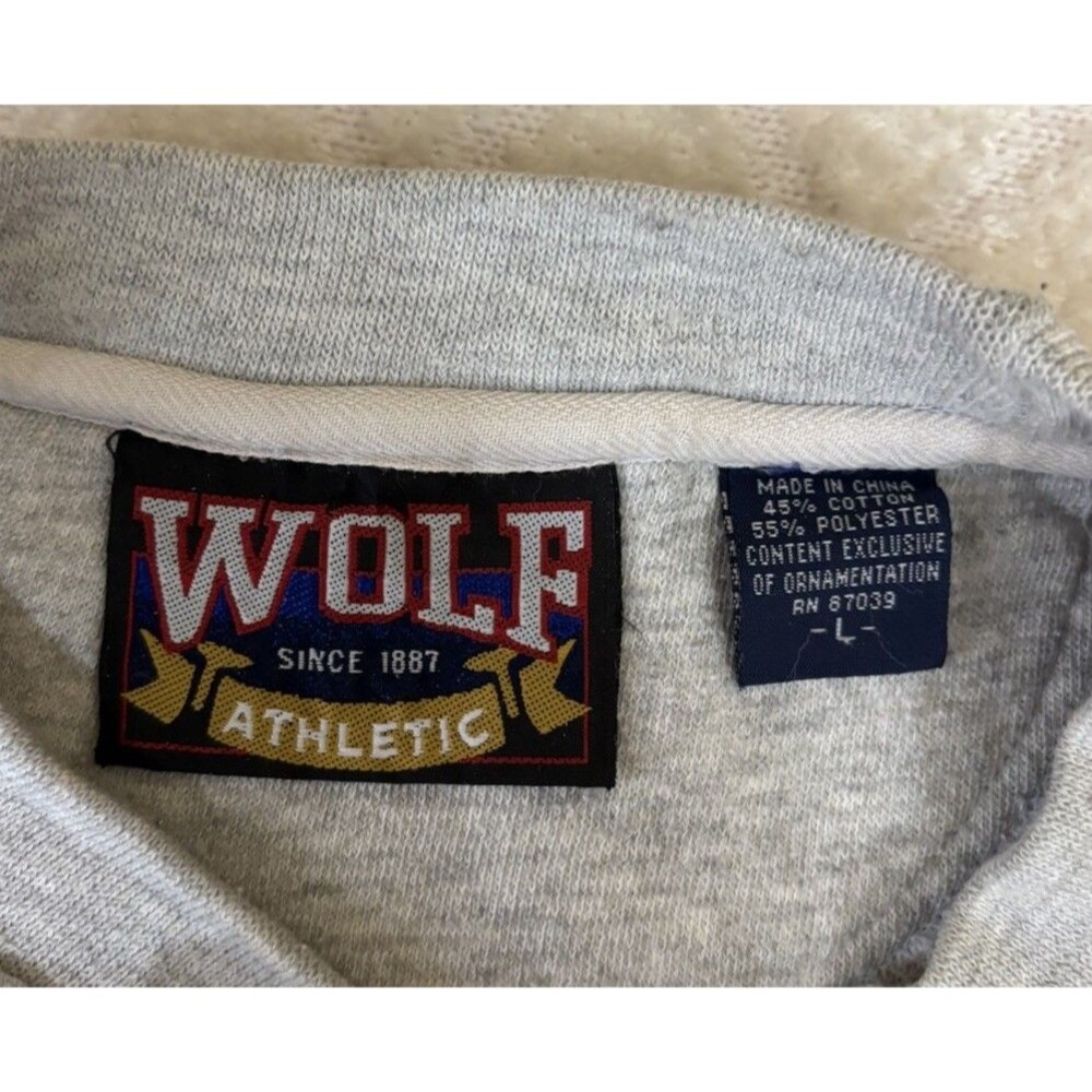 Vintage Wolf 90s Rugrats Show Tommy Pickles 2 Sided Embroidered Sweatshirt Large - Picture 14 of 16